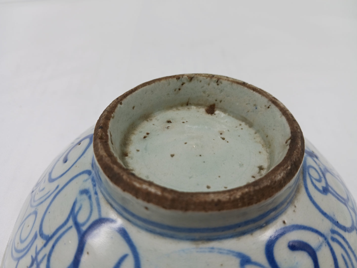 晚清民國青花雙喜瓷碗 ( 2404009 )