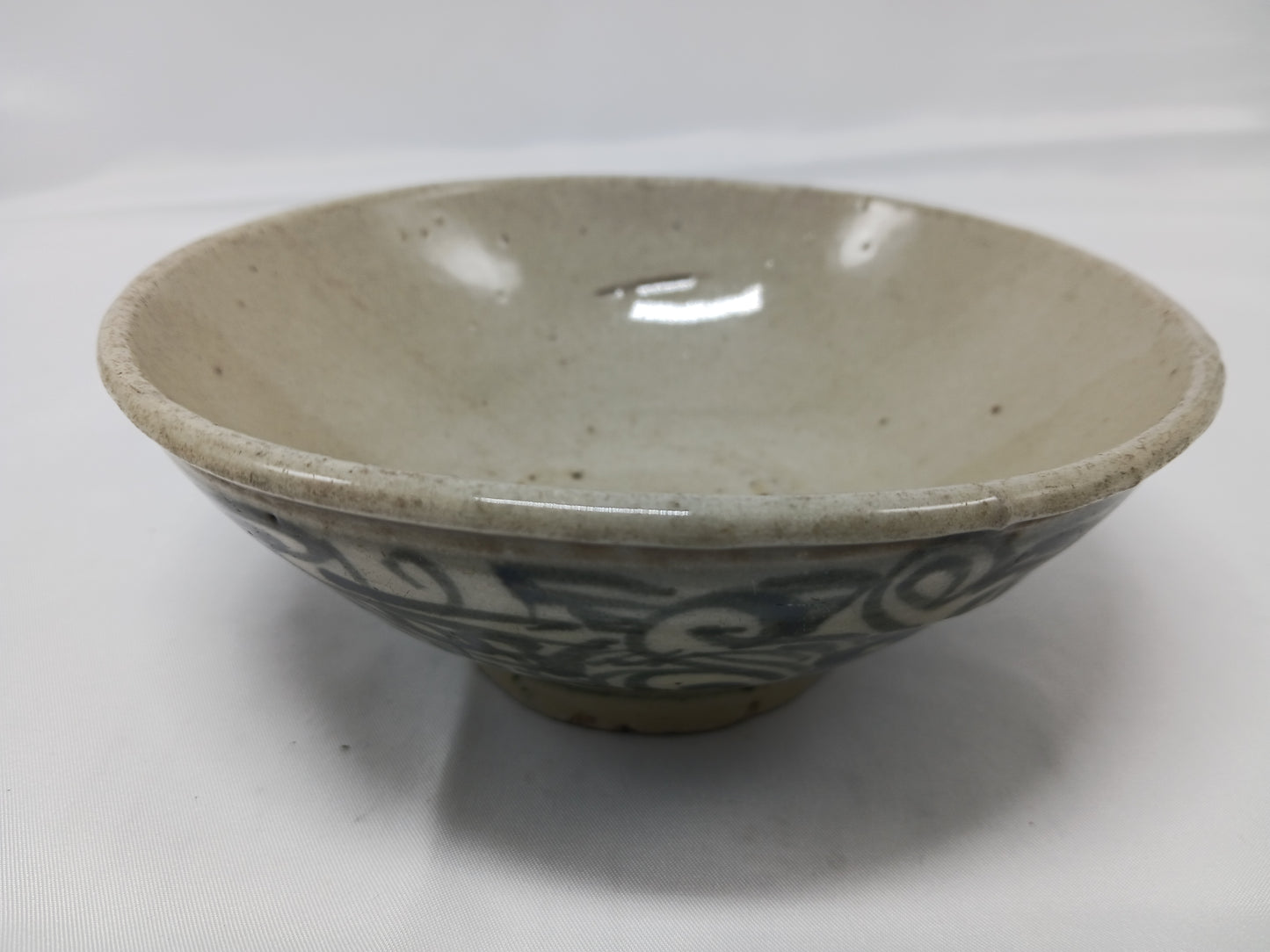 晚清民國青花雙喜瓷碗 ( 2404009 )