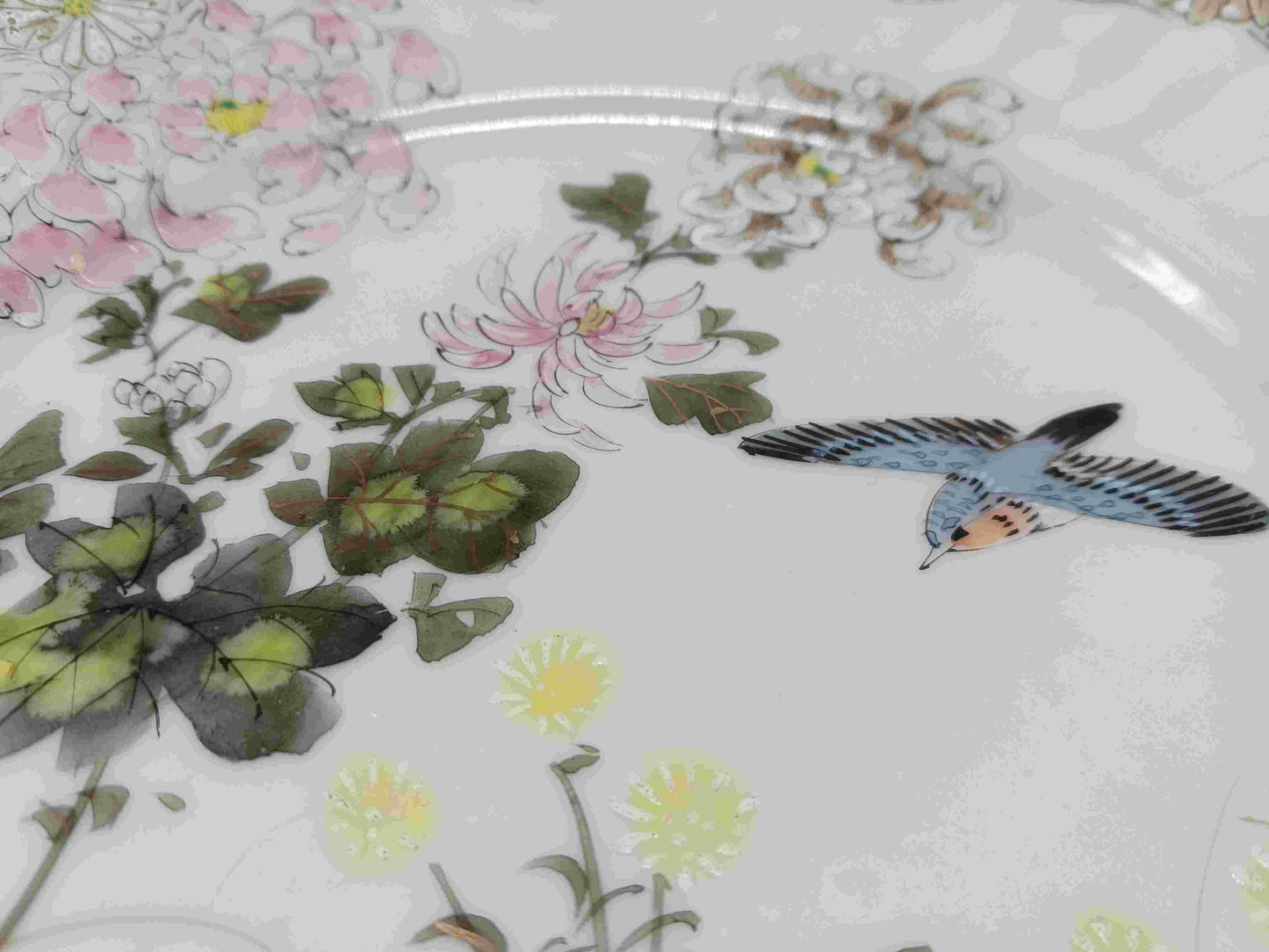 20世紀粉彩花鳥紋盤 ( 2404043)