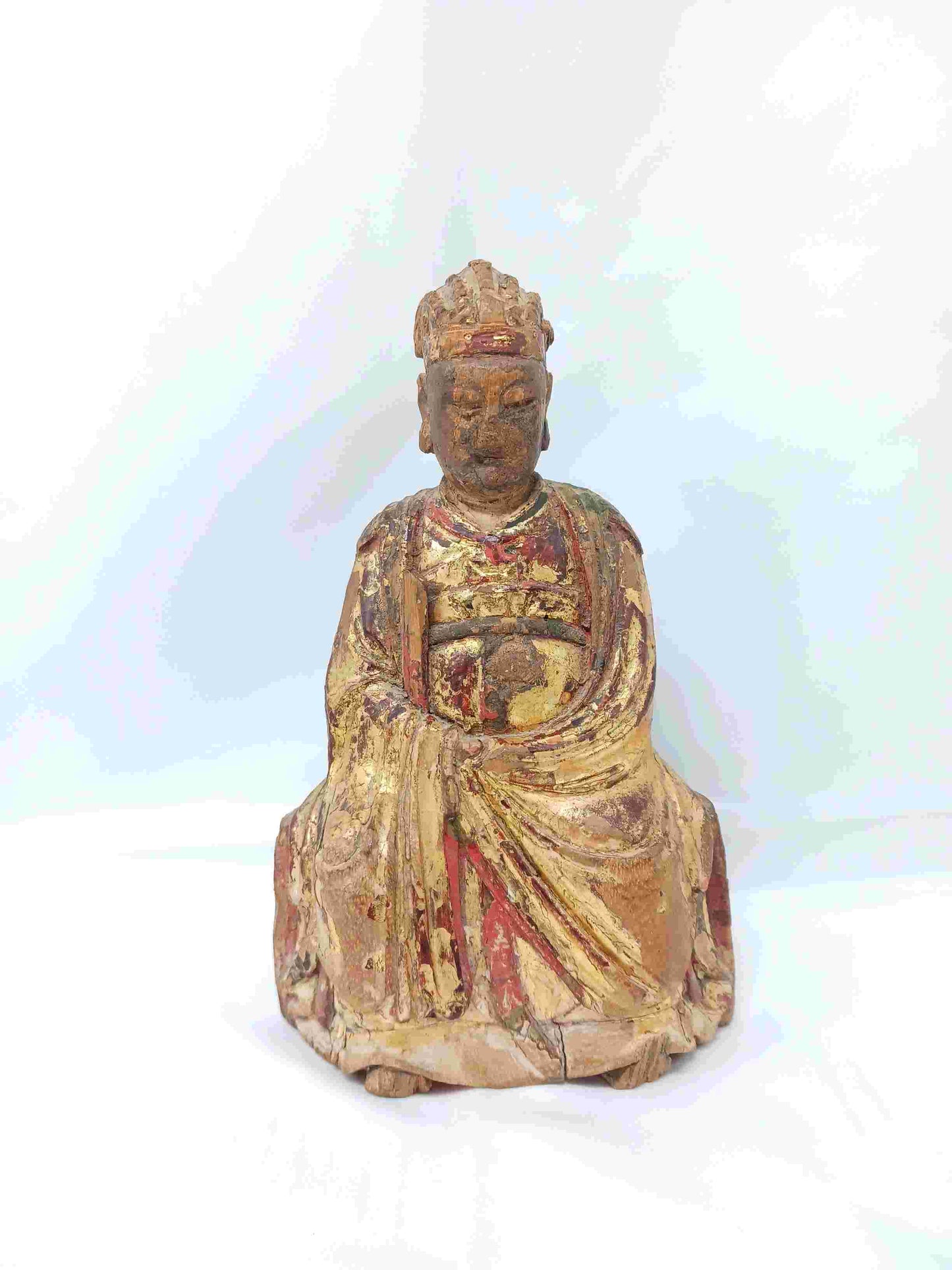 晚清金漆文曲星木刻像1871-1911年 ( 2404047)
