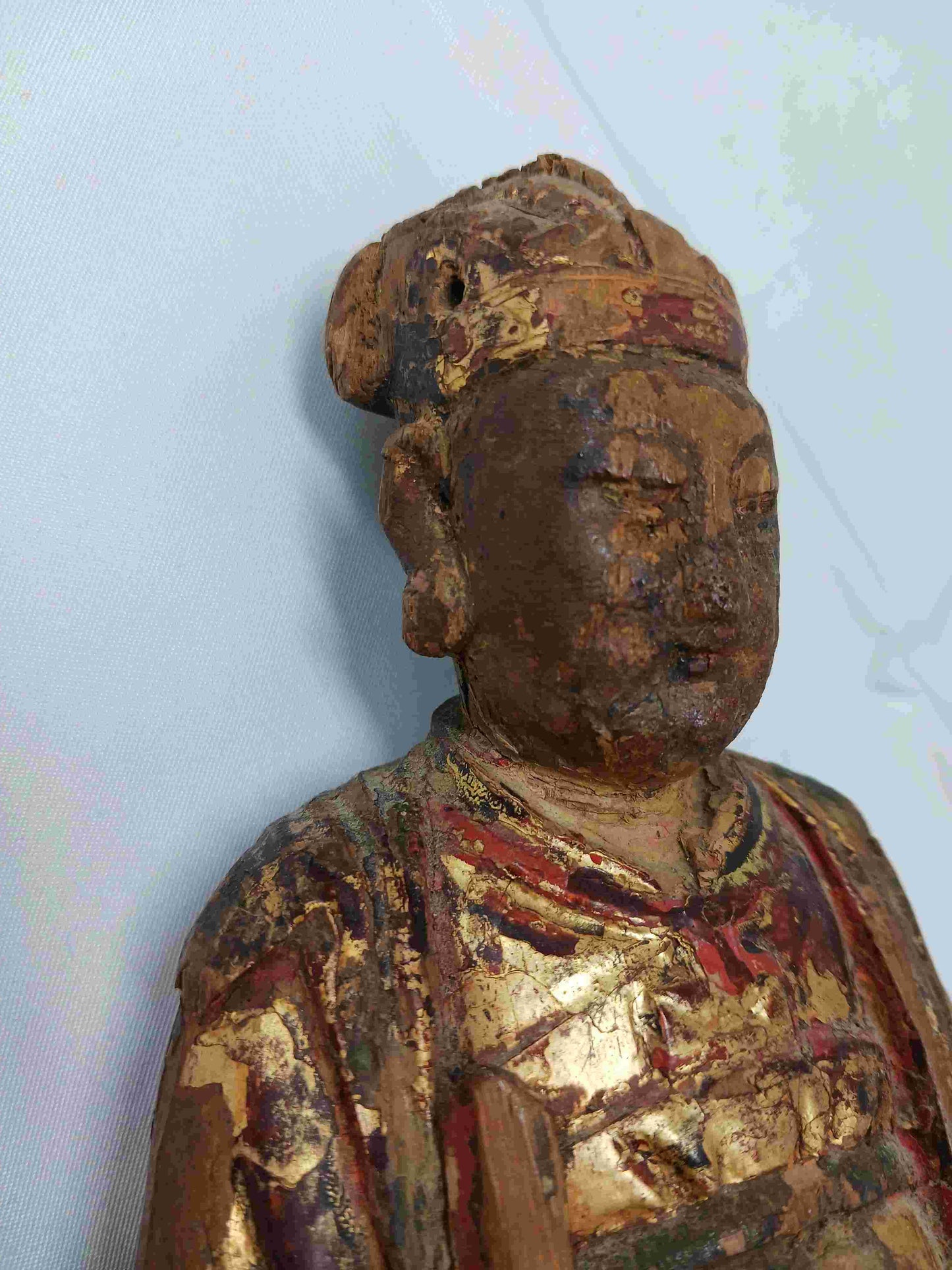 晚清金漆文曲星木刻像1871-1911年 ( 2404047)
