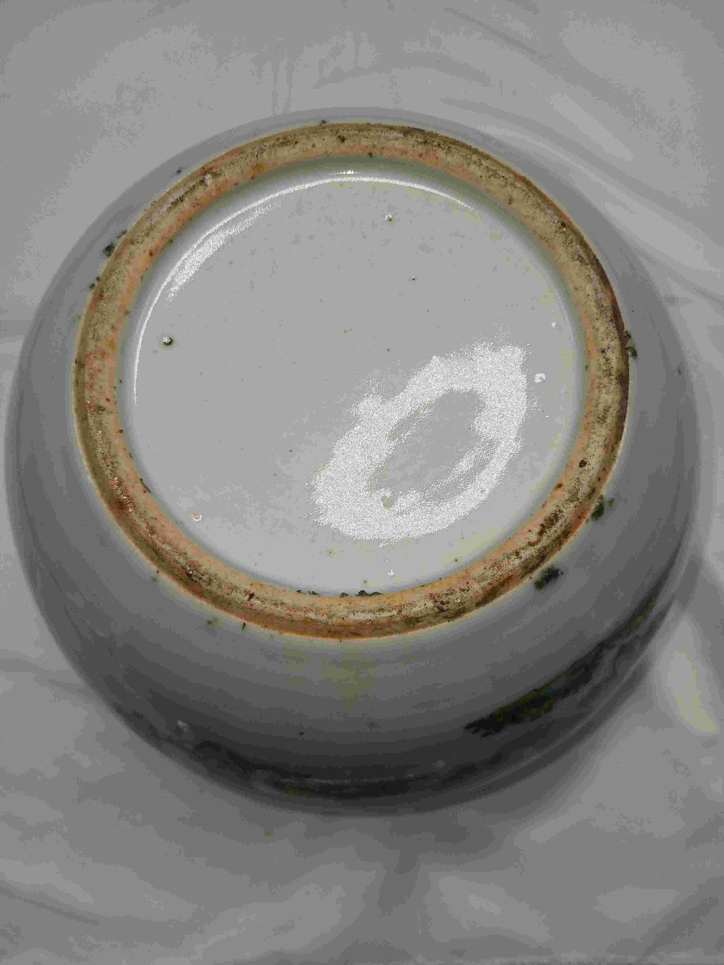 Republic of China bean green glaze light color garden lady jar 1912-1949 (2406092)