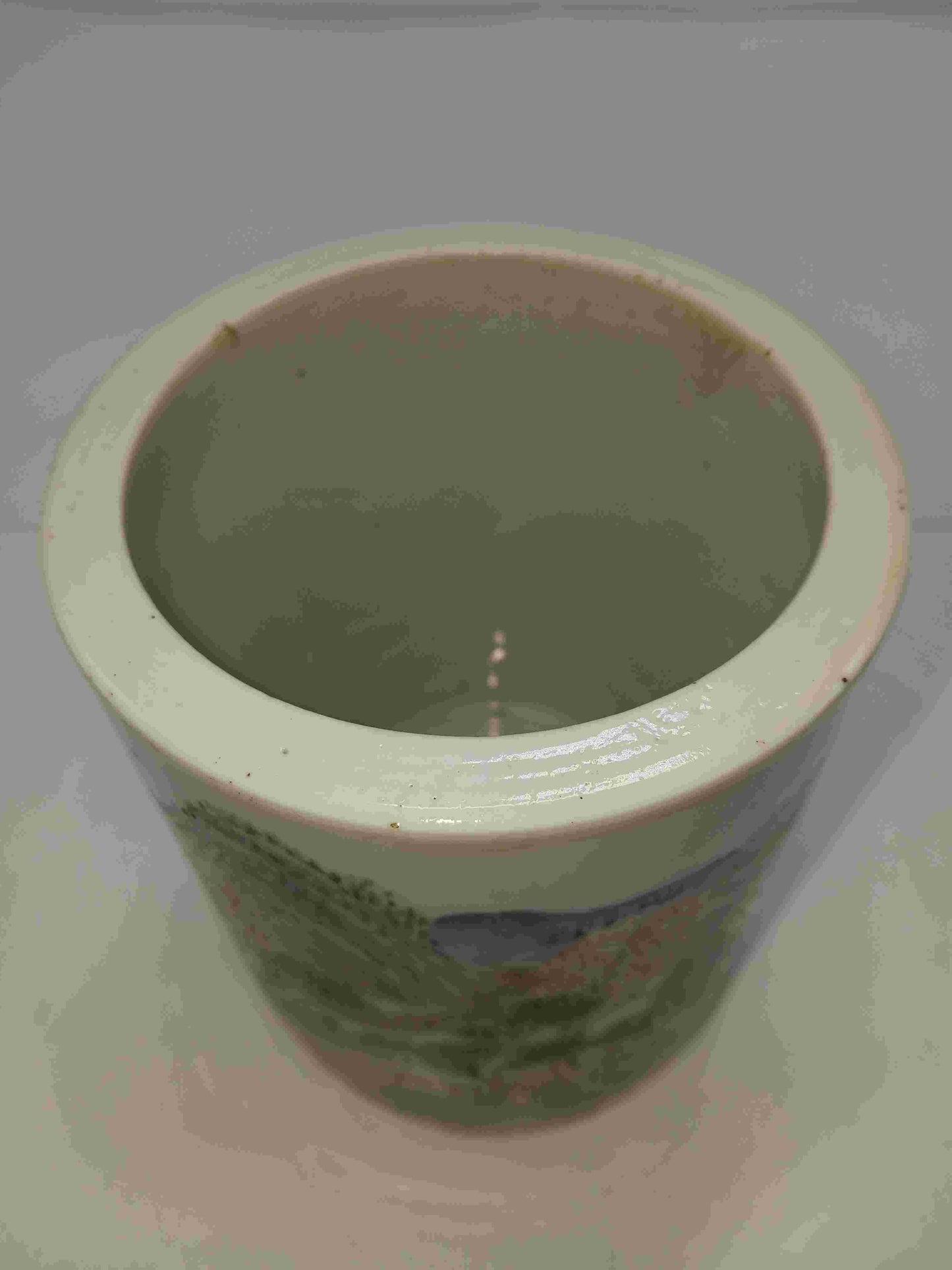 晚清民國淺降彩山川水秀圖瓷筆筒 1871-1949年 ( 2406097 )