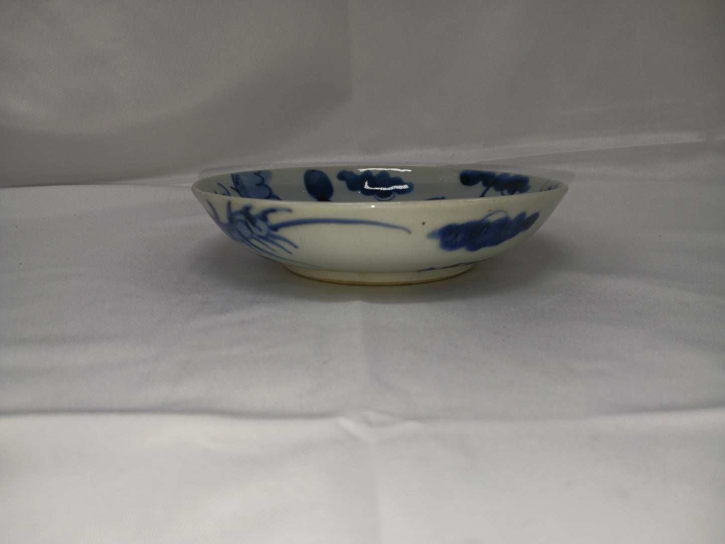 Qing Dynasty Yongzheng blue and white over-the-wall dragon and cloud pattern porcelain plate (2404033)